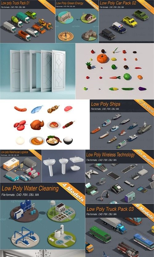 CGTrader – 3D-Models Collection 2 June 2019