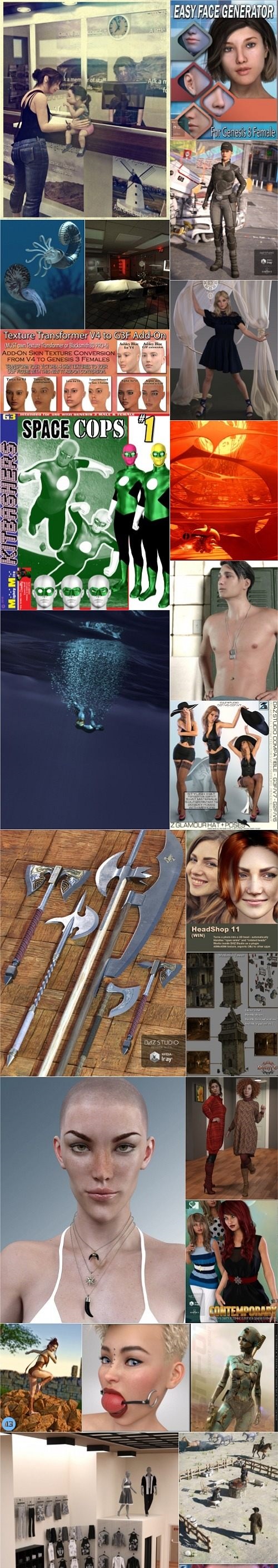 Daz 3D, Poser Bundle 5 June 2019