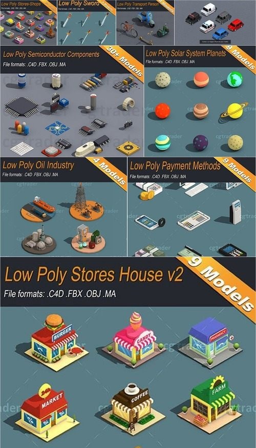 CGTrader – 3D-Models Collection 3 June 2019