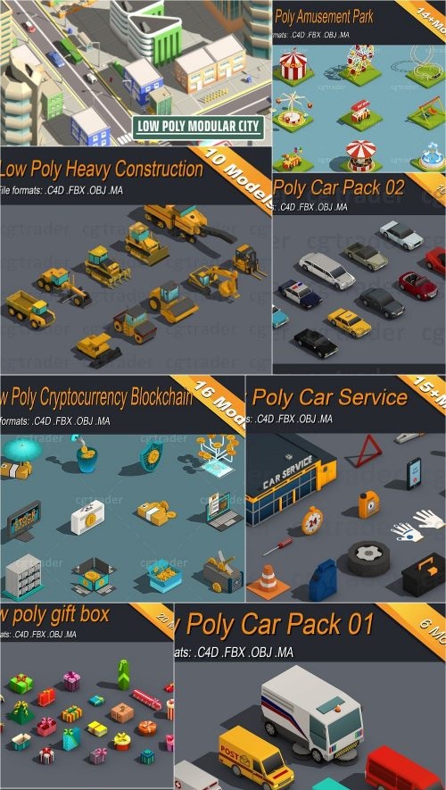 CGTrader – 3D-Models Collection 4 June 2019