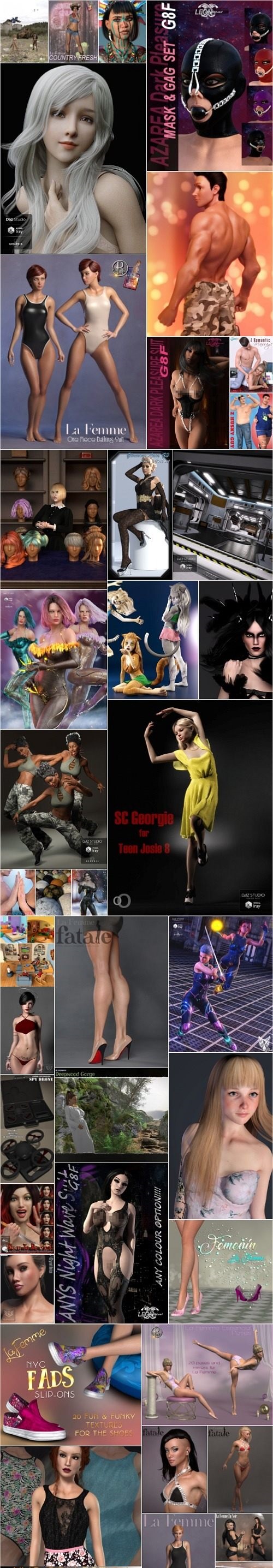 Daz 3D, Poser Bundle 7 June 2019