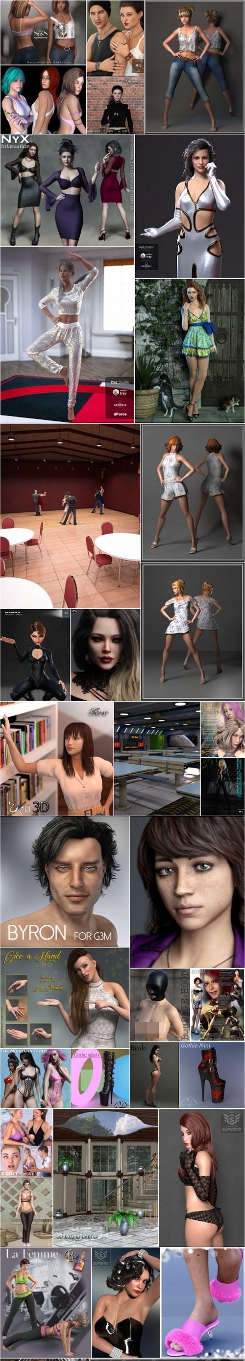 Daz 3D, Poser Bundle 8 June 2019