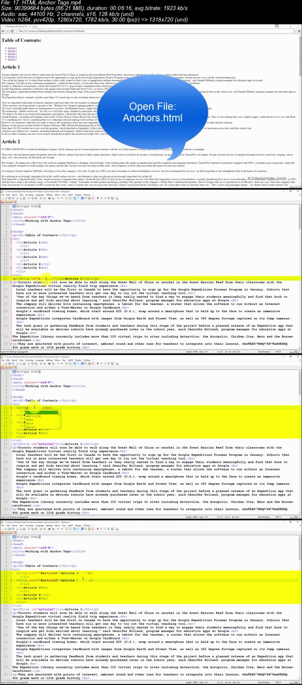 Learn HTML - For Beginners