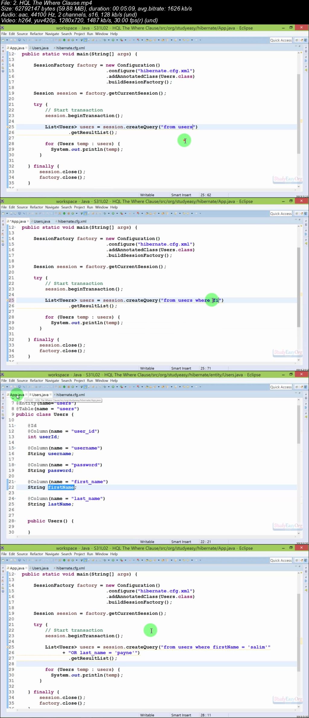 Spring framework + RESTFUL web services + Spring Boot course