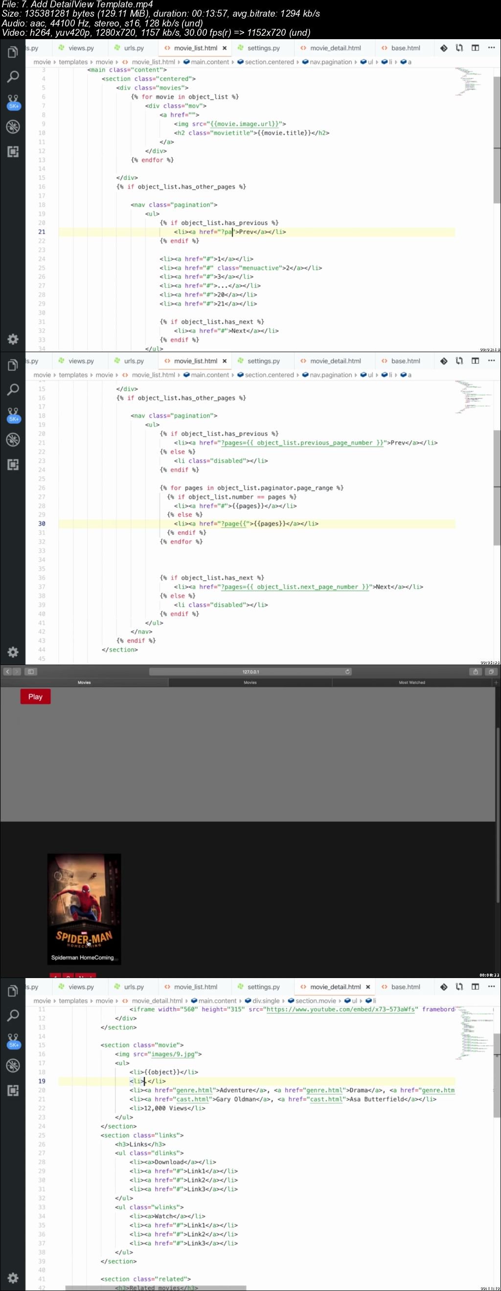 Building Movies Site With Python & Django - IMDB Clone
