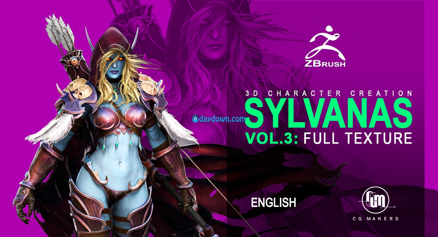 CG Makers – Sylvanas Vol 3 – Texturing