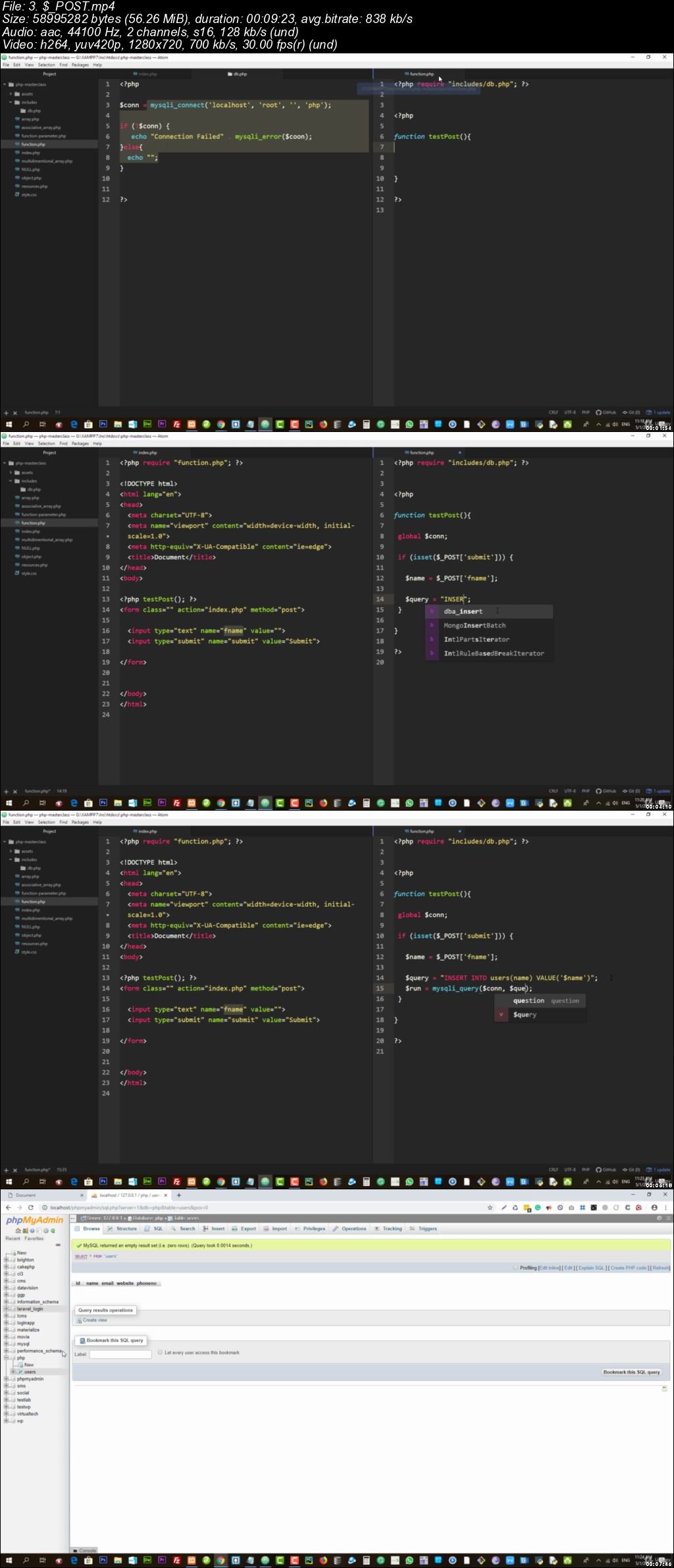 PHP Masterclass for beginners
