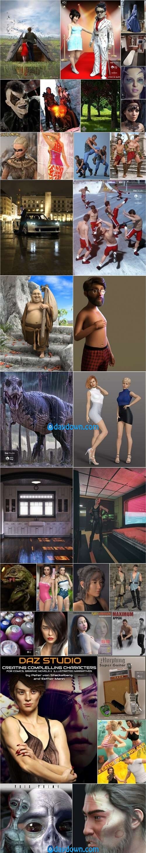Daz 3D, Poser Bundle 9 September 2019