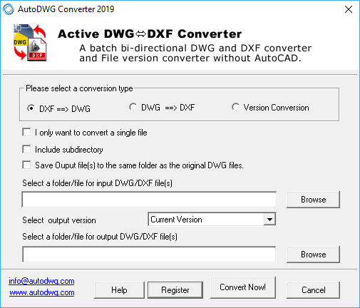 DWG DXF Converter 2019 v3.88