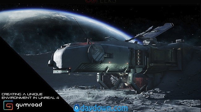 Gumroad – Creating A Unique Environment in Unreal 4 – Lunar Base Alpha Tutorial