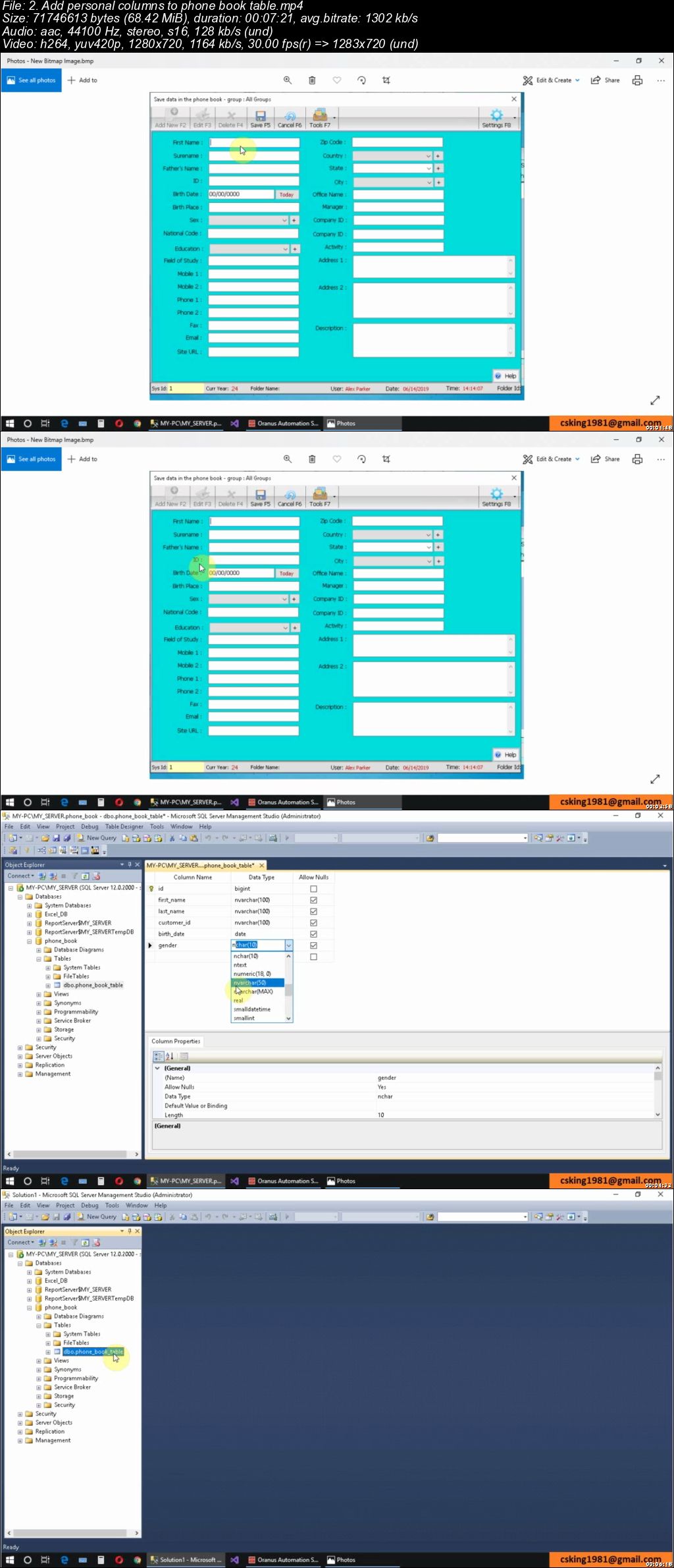 Advance SQL in C# Search SQL Data in C# Code