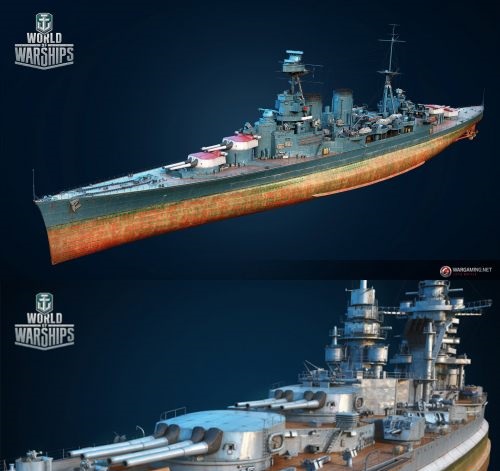 World of Warships 3D-Models Collection