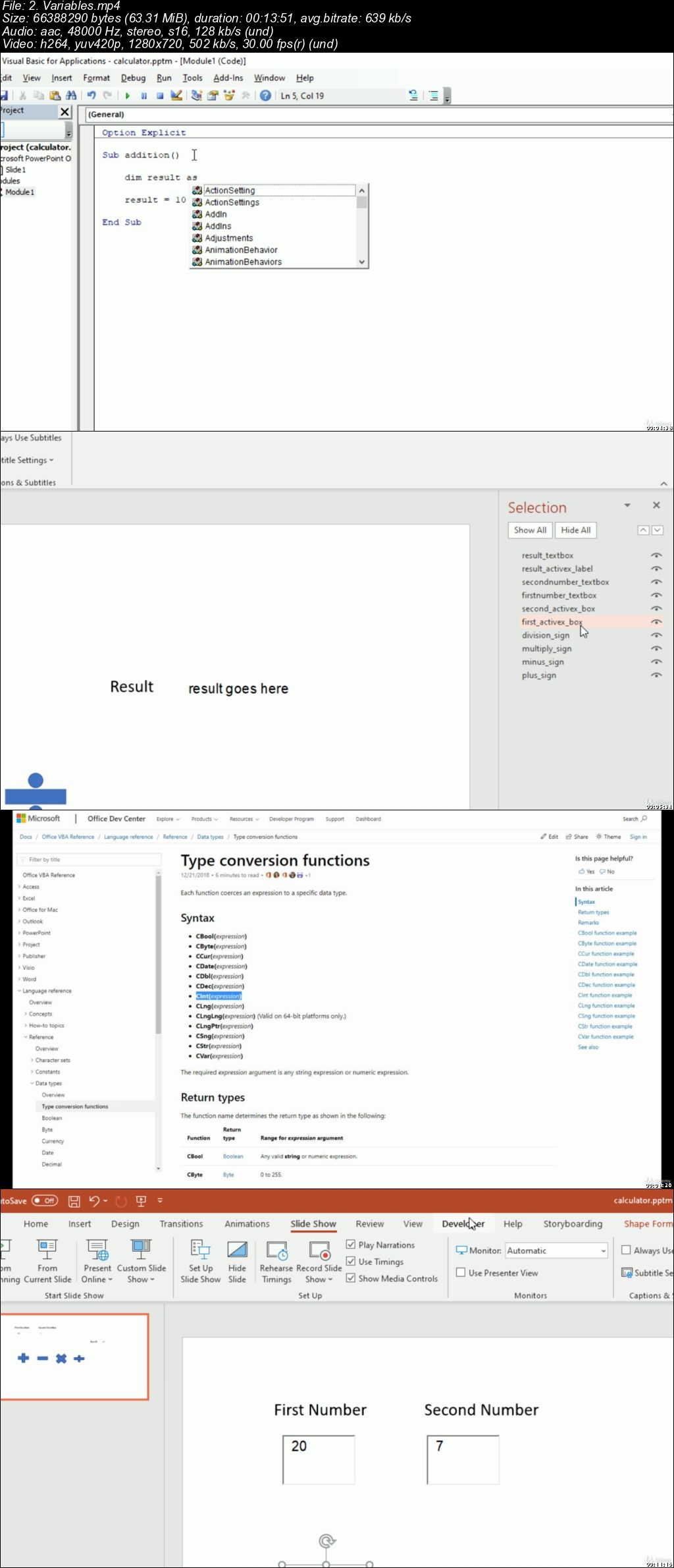 PowerPoint VBA Macros and Coding Interactive Presentations