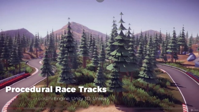 Procedural Race Tracks – Houdini 17.5 and Houdini Engine
