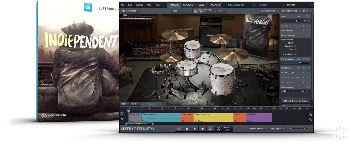 Toontrack The Indiependent SDX (SOUNDBANK)