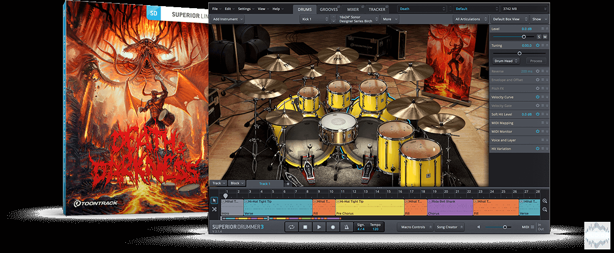 Toontrack DEATH and DARKNESS SDX – Darkness part (SOUNDBANK)