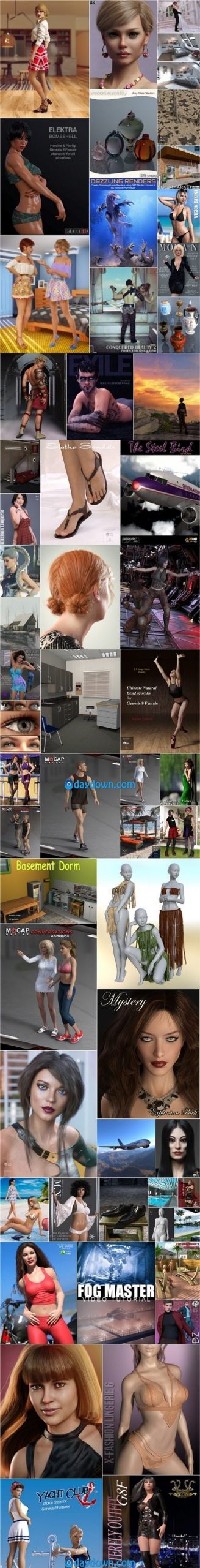 Daz 3D, Poser Bundle 1 December 2019