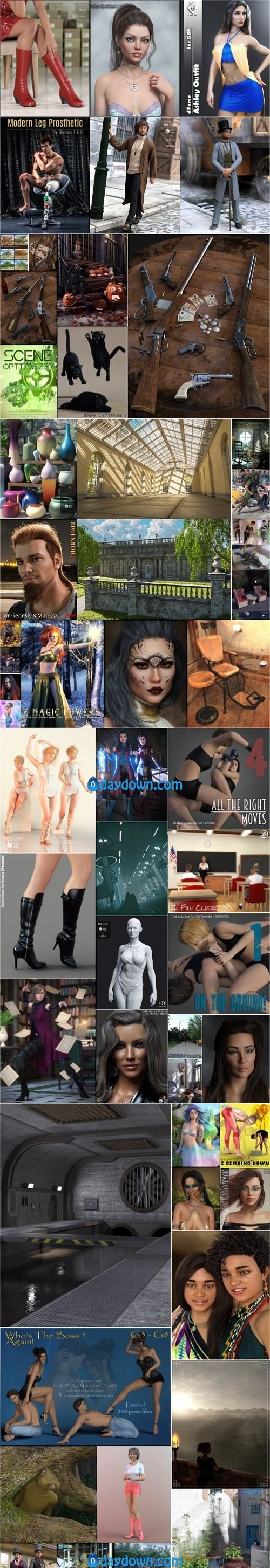 Daz 3D, Poser Bundle 4 November 2019