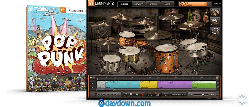 Toontrack Pop Punk EZX