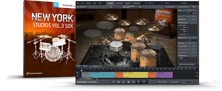 Toontrack New York Studios Vol.3 SDX v1.5.0