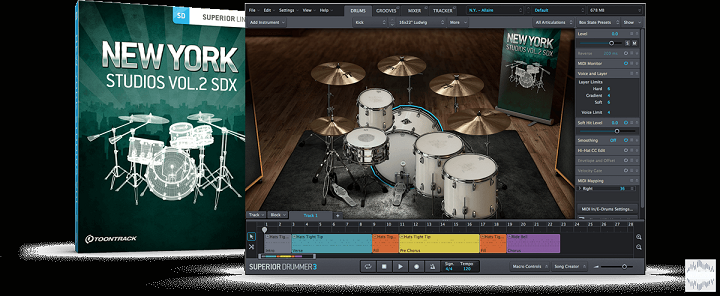 Toontrack New York Studios Vol.2 SDX v1.5.0