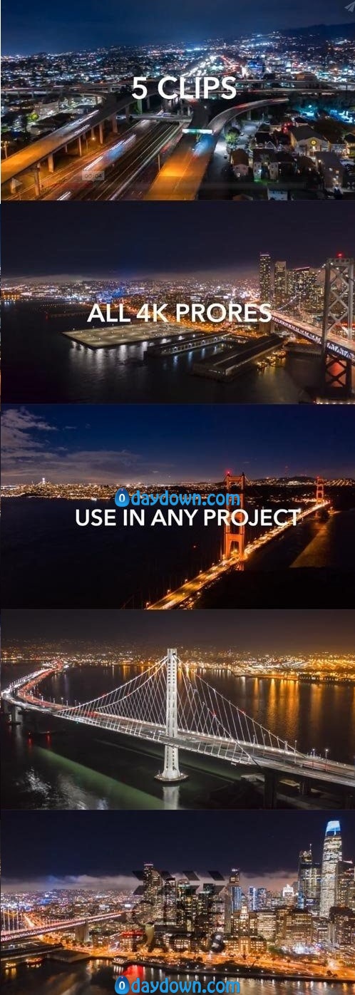 CinePacks – Bay Area Night Hyperlapses (4K)