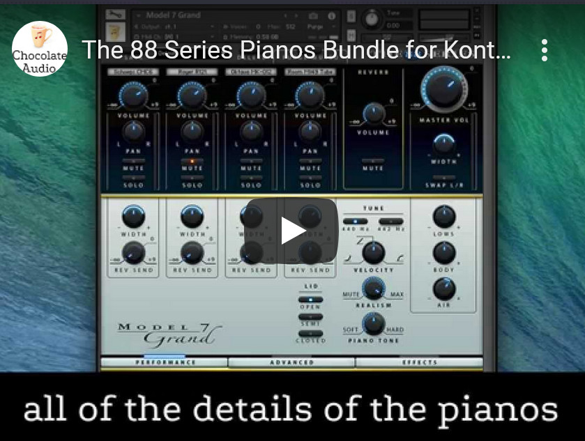 Chocolate Audio The 88 Series Model 80 Electric Grand KONTAKT