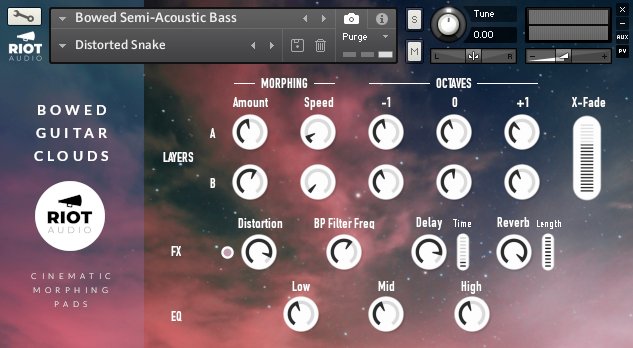 BOWED GUITAR CLOUDS screenshot BOWED GUITAR CLOUDS screenshot