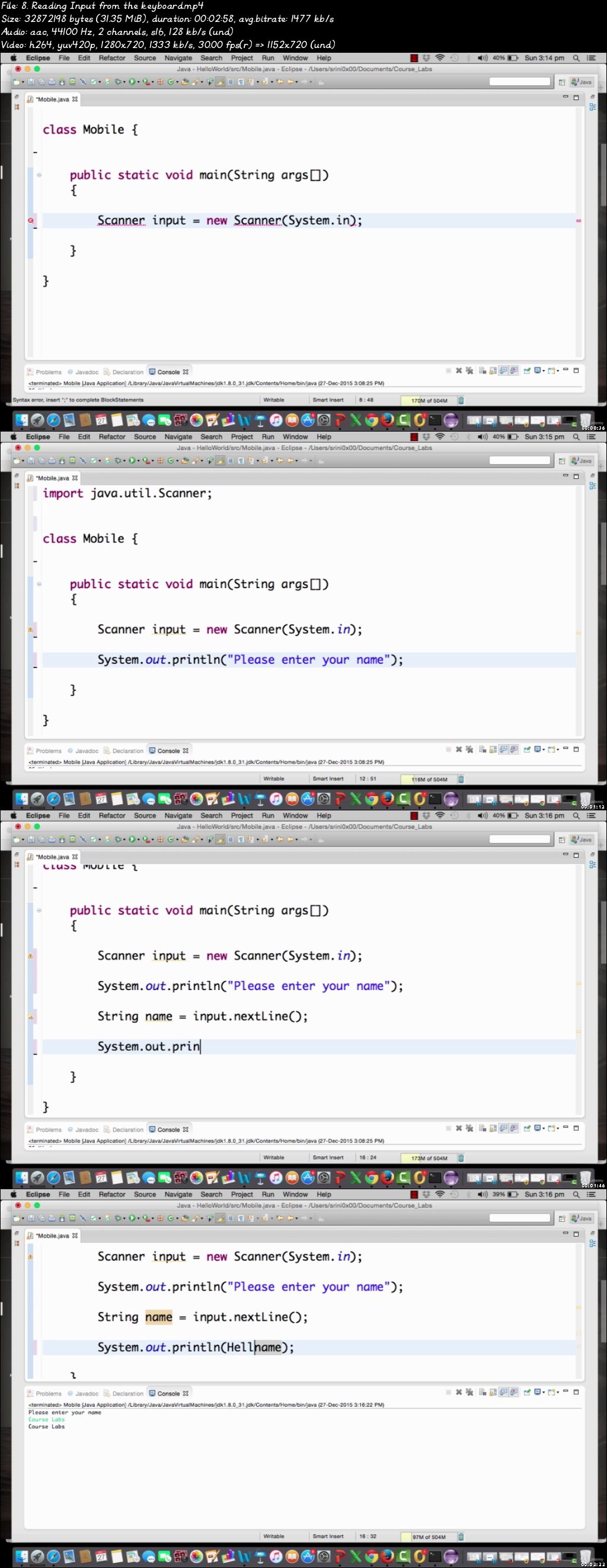 Basic Programming With Java and Build Your First Android APP