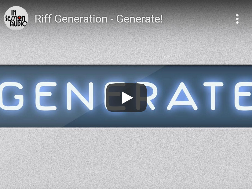 In Session Audio Riff Generation v1.5.1 KONTAKT