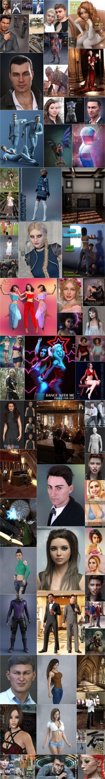 Daz 3D, Poser Bundle 2 March 2020