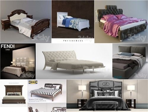 BED COLLECTION 3dskyPro 3dsmax Volume 1