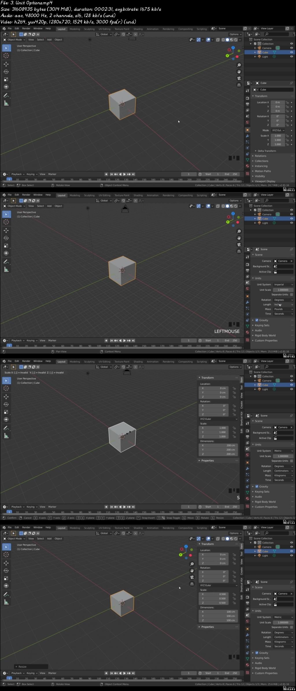 Blender for Absolute Beginners with Mini Challenges