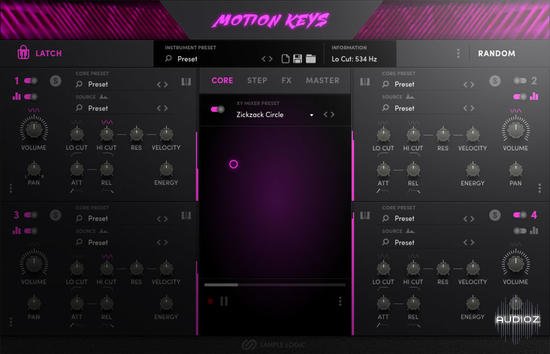 Sample Logic Motion Keys KONTAKT-DECiBEL