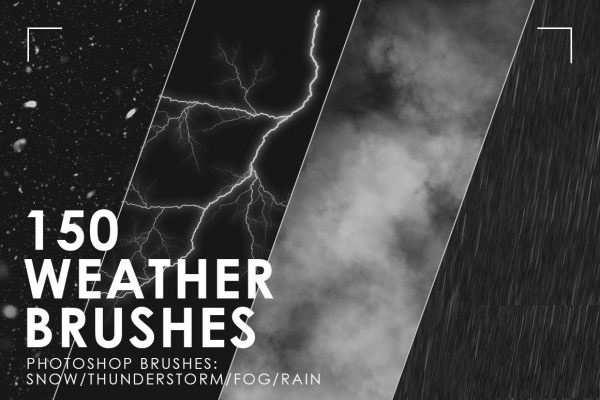Creativemarket – 150 Weather Photoshop Brushes