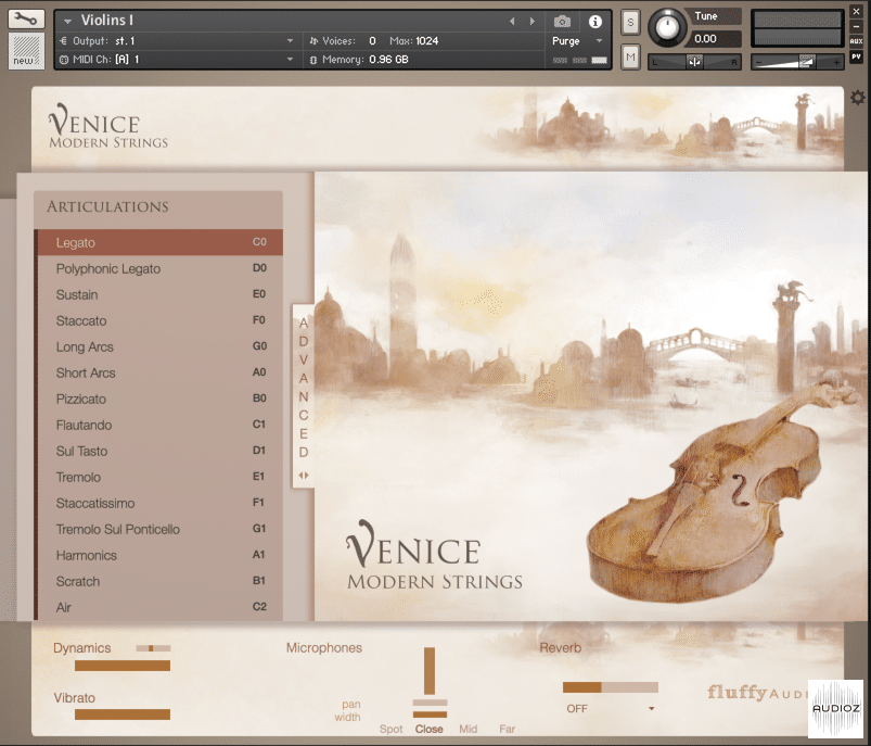 Fluffy Audio Venice Modern Strings KONTAKT-DECiBEL
