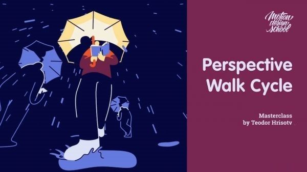 Motion Design School – Perspective Walk Cycle