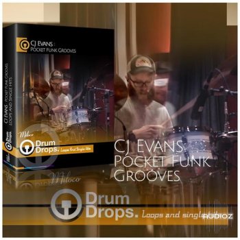 DrumDrops CJ Evans Pocket Funk Vol 1 Loops and Hits Pack WAV-DECiBEL