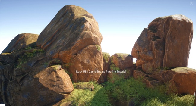 Artstation – Rock UE4 Game Engine Pipeline Tutorial