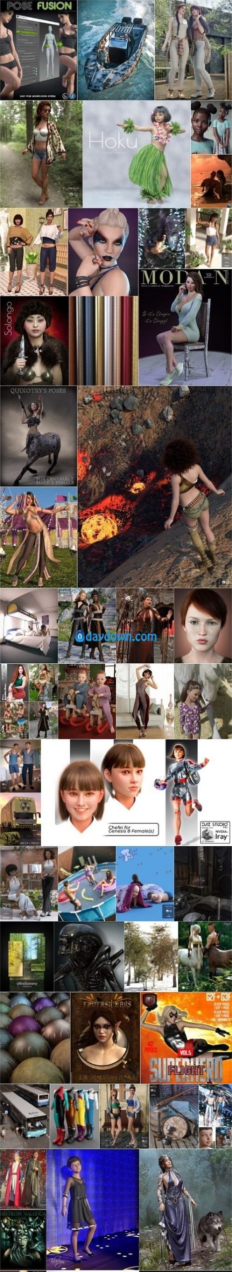 Daz 3D, Poser Bundle 2 May 2020
