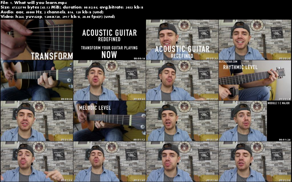 Acoustic Guitar Redefined. Learn Chords, Rhythm and Melody!