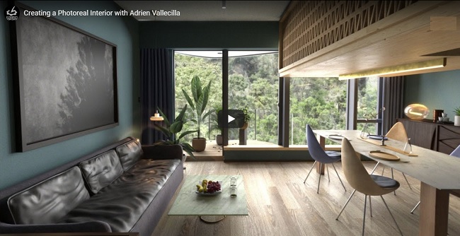 The Gnomon Workshop – Creating A Photoreal Interior with Adrien Vallecilla