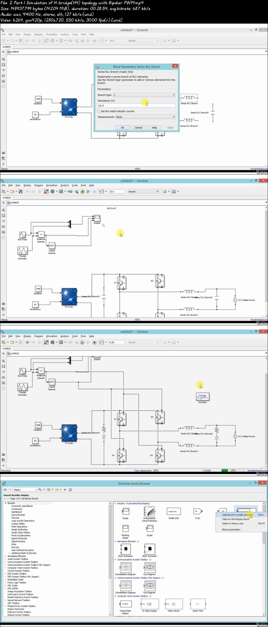  Single phase transformerless inverters using MATLAB 