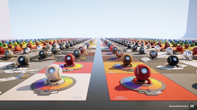 Unreal Engine Marketplace – Fabric Materials – 56 Pack