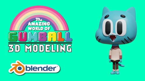 Create A 3D Gumball from The Amazing World of Gumball
