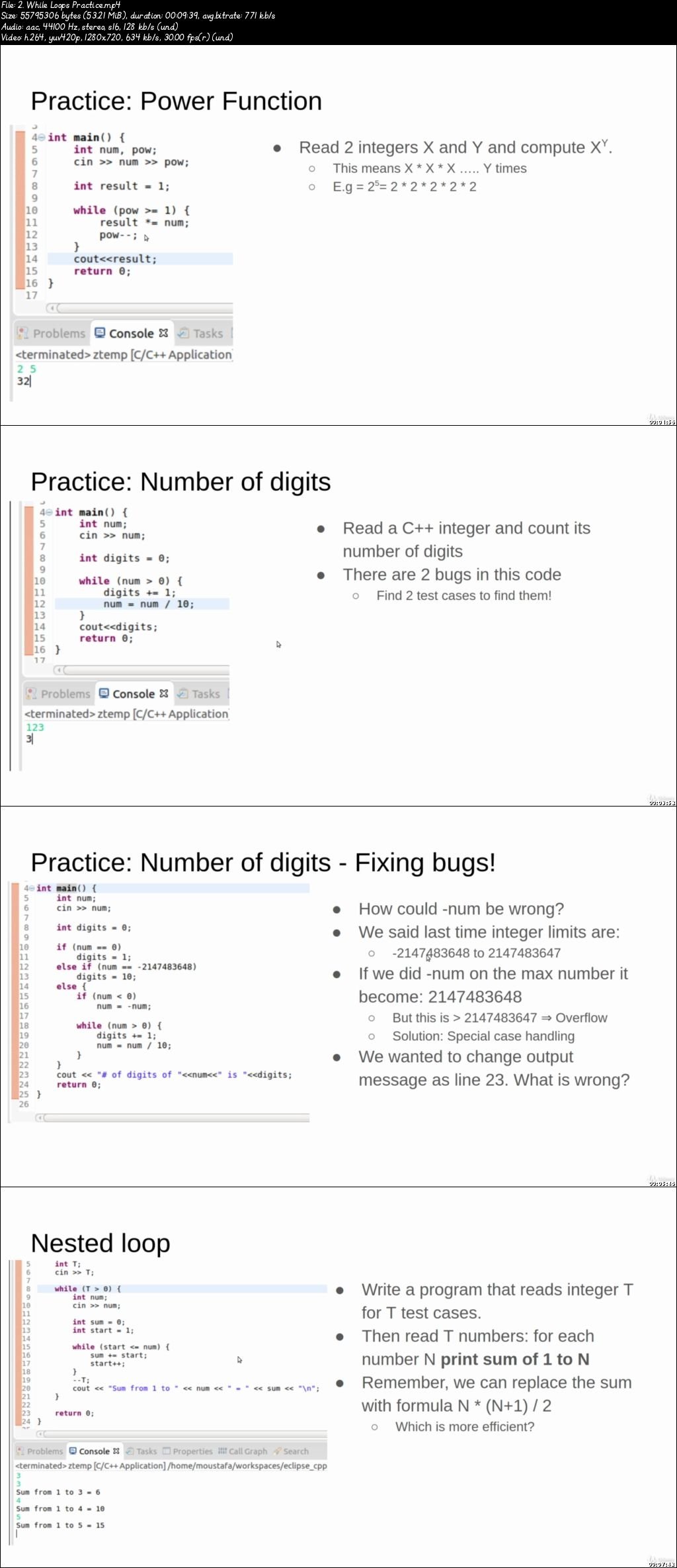 Mastering 4 critical skills using C++