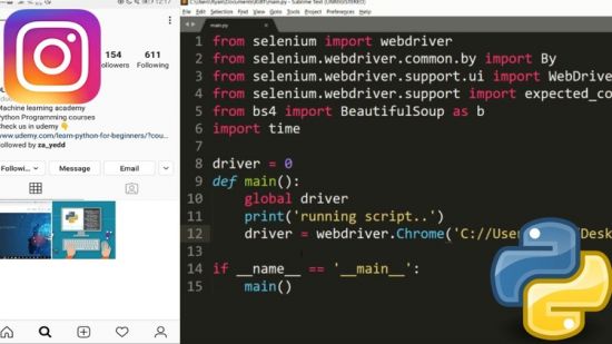 Make an Instagram Bot with Python