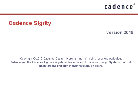 Cadence Design Systems Sigrity v19.00.004-2019 Hotfix x64