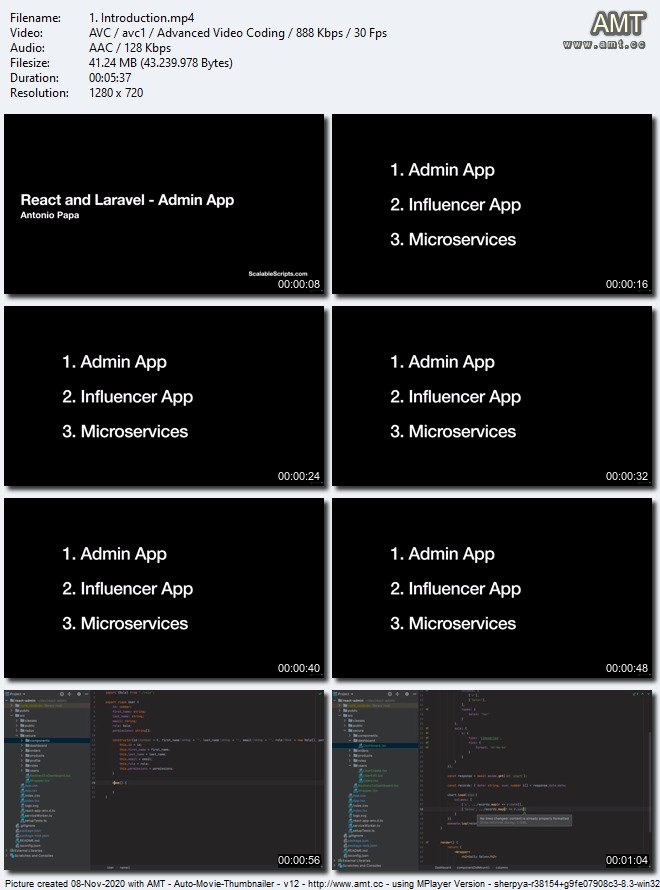 React and Laravel Admin App Docker, Typescript, Redux