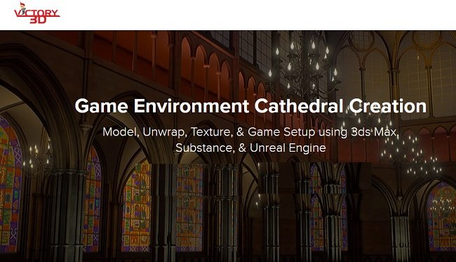 Victory3d – 3D Game Environment Cathedral Creation